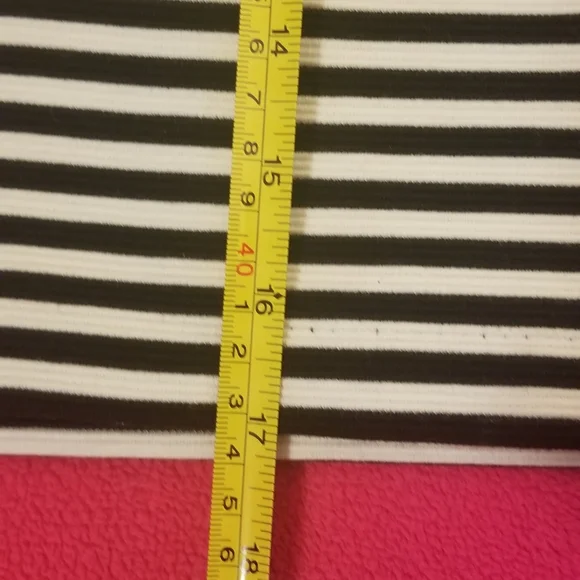 Joe Fresh Black and White Striped Mini Skirt - Picture 4 of 5